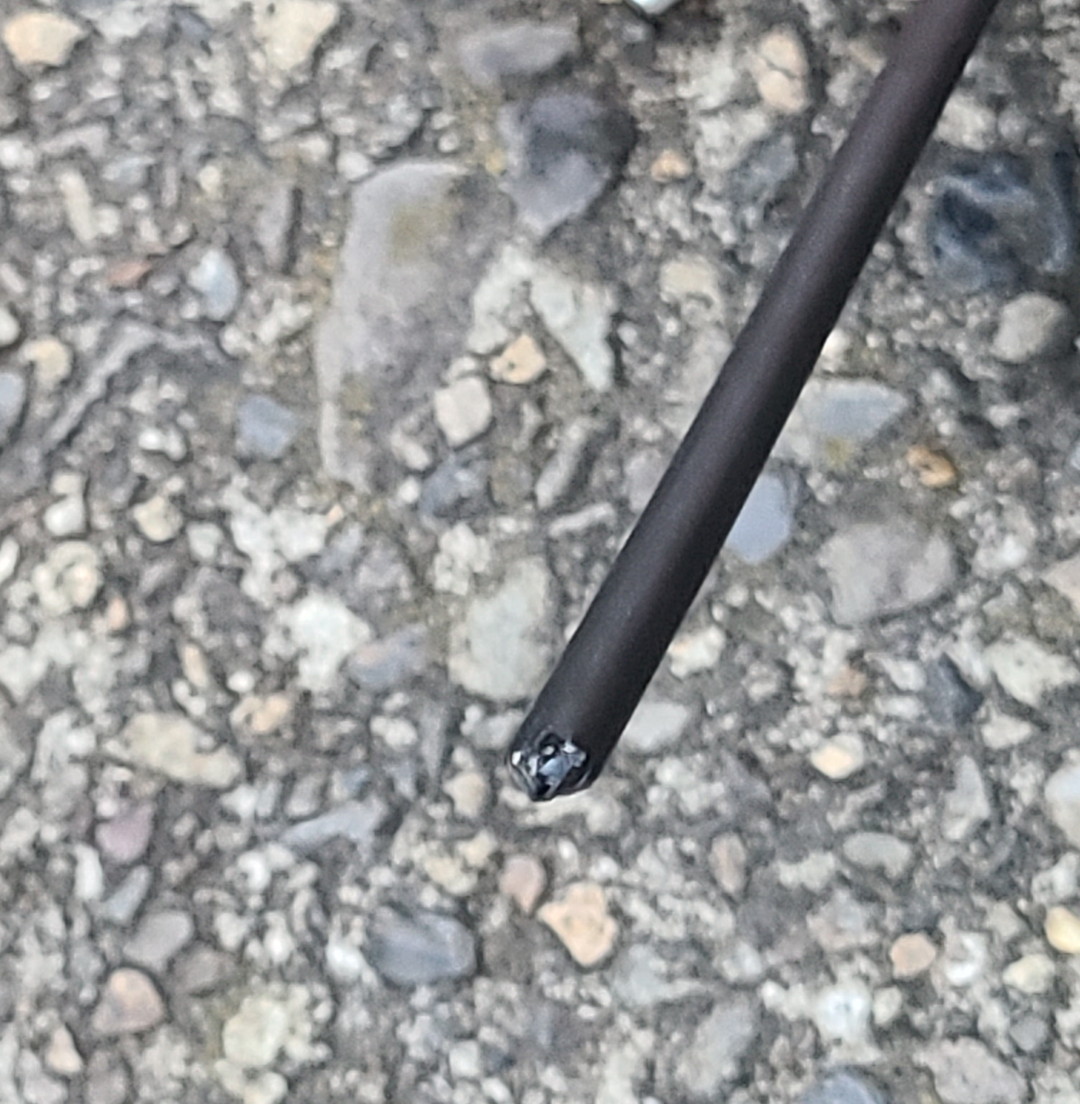 切った先端