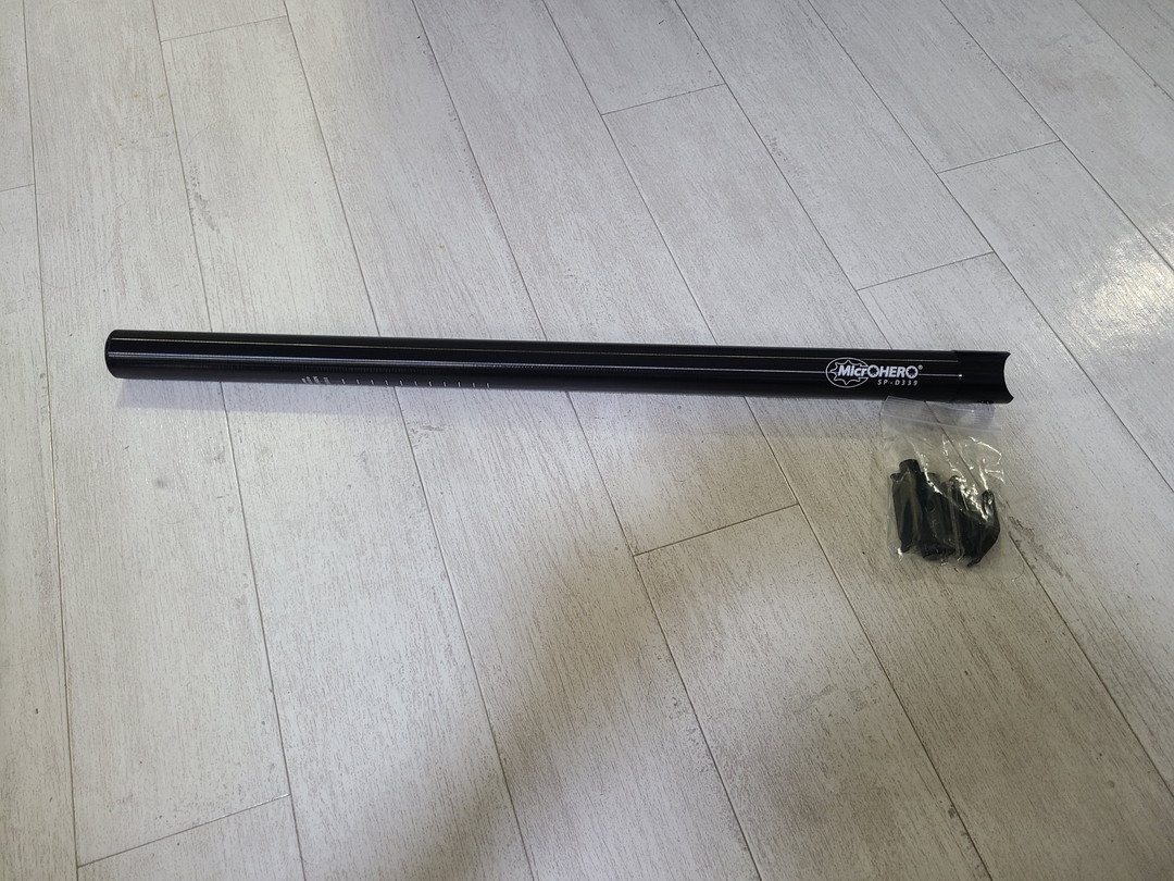 届いたMicrOHEROシートポスト